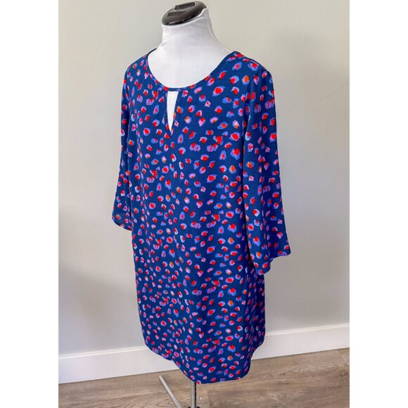 C&E Lifestyle Navy Polka Dot Tunic Dress - Picture 5 of 12